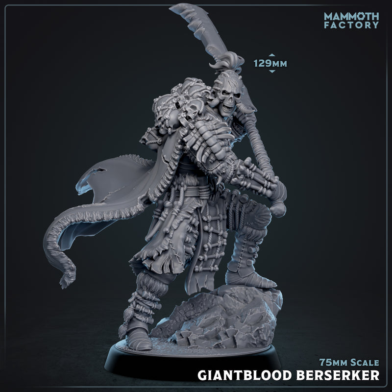 Giantblood Berserker Leader 75mm Scale - Only-Games