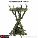 Gloamwood Tower - The Gloaming Swamps - Printable Scenery Terrain Wargaming D&D DnD 10mm 15mm 20mm 25mm 28mm 32mm 40mm 54mm
