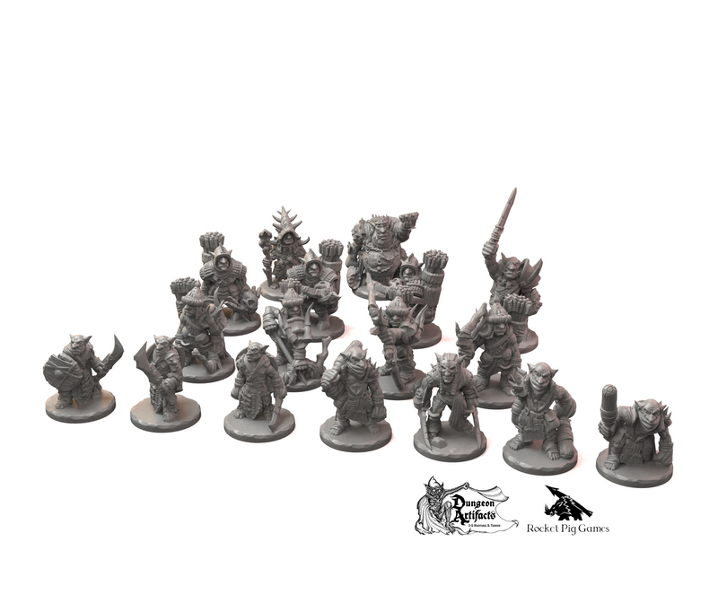 Goblin Army - Miniatures Monster Rocket Pig Games D&D DnD - Only-Games