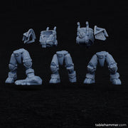 Clockwork Ancient - Space Dwarf golem mech - Only-Games
