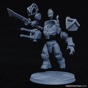 Clockwork Ancient - Space Dwarf golem mech - Only-Games