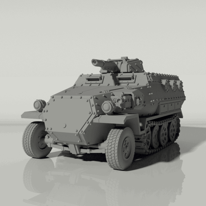 Grim 251 Transport | Artillery Support | Popular as a proxy for tanks from the Imperial Guard - Only-Games