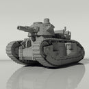 Grim Char 2C Heavy Tank | WWII inspired sci-fi battle tank for Wargaming - Only-Games