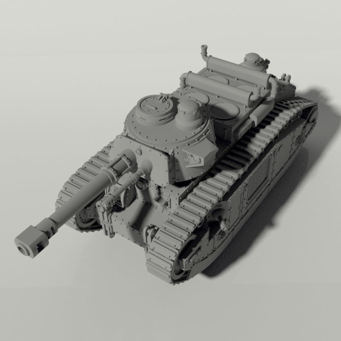 Grim Char 2C Heavy Tank | WWII inspired sci-fi battle tank for Wargaming - Only-Games
