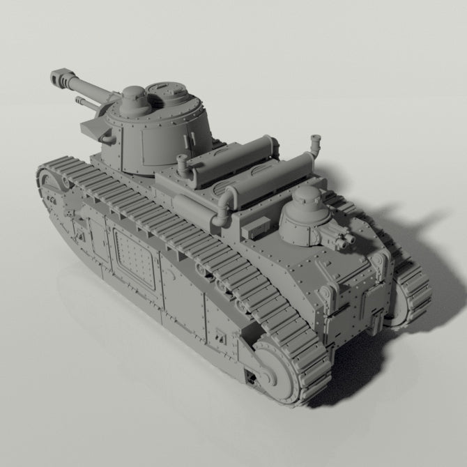 Grim Char 2C Heavy Tank | WWII inspired sci-fi battle tank for Wargaming - Only-Games