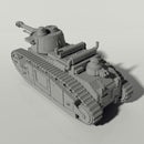Grim Char 2C Heavy Tank | WWII inspired sci-fi battle tank for Wargaming - Only-Games