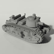 Grim Char 2C Heavy Tank | WWII inspired sci-fi battle tank for Wargaming - Only-Games