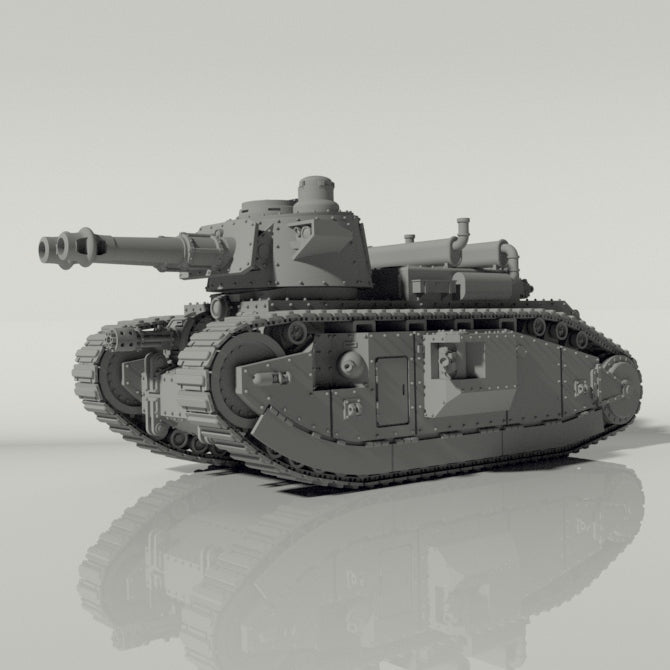 Grim Char 2C Heavy Tank | WWII inspired sci-fi battle tank for Wargaming - Only-Games