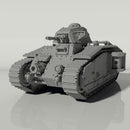 Grim Char B1 Main Battle Tank | WWII inspired sci-fi battle tank for Wargaming - Only-Games