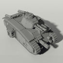 Grim Char B1 Main Battle Tank | WWII inspired sci-fi battle tank for Wargaming - Only-Games