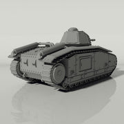 Grim Char B1 Main Battle Tank | WWII inspired sci-fi battle tank for Wargaming - Only-Games