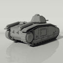 Grim Char B1 Main Battle Tank | WWII inspired sci-fi battle tank for Wargaming - Only-Games