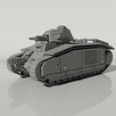 Grim Char B1 Main Battle Tank | WWII inspired sci-fi battle tank for Wargaming - Only-Games