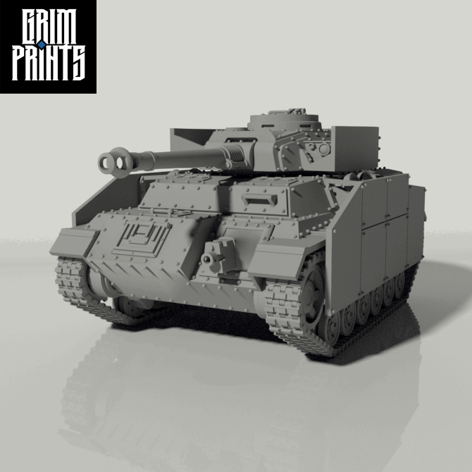Grim Panzer IV Battle Tank - Only-Games