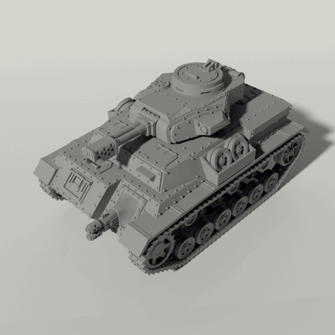 Grim Panzer IV Battle Tank - Only-Games