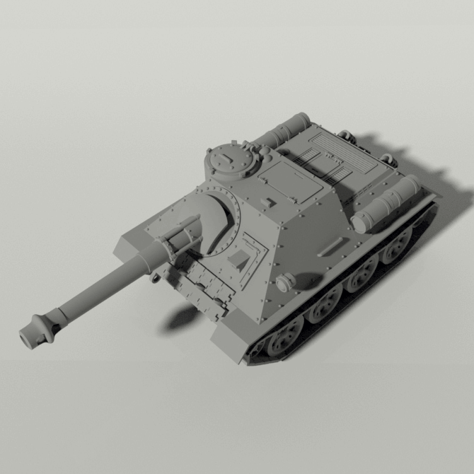Grim SU-100 Tank Destroyer / SU-122 Assault Gun - Only-Games