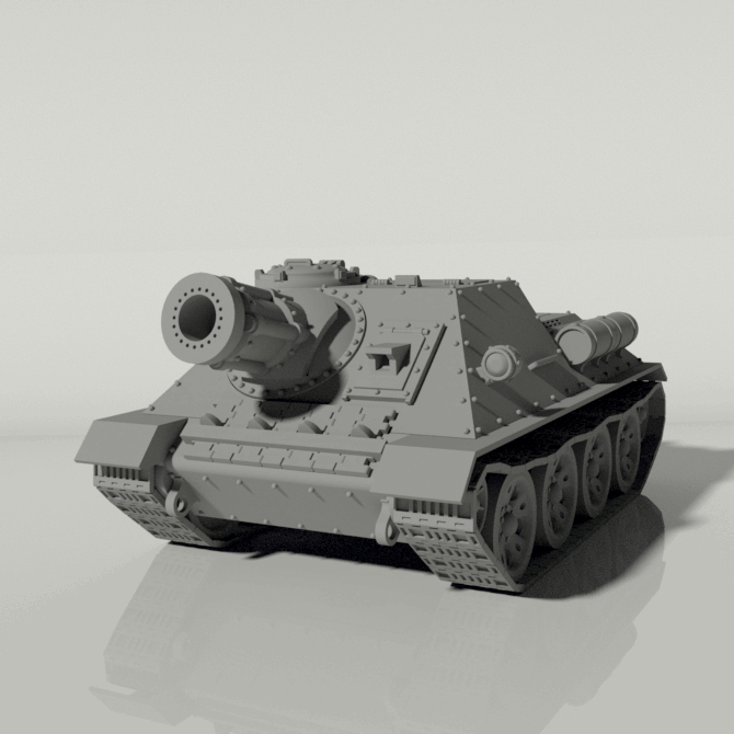 Grim SU-100 Tank Destroyer / SU-122 Assault Gun - Only-Games