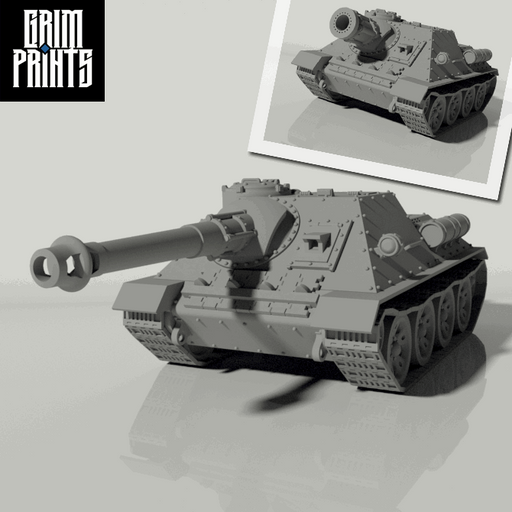 Grim SU-100 Tank Destroyer / SU-122 Assault Gun - Only-Games