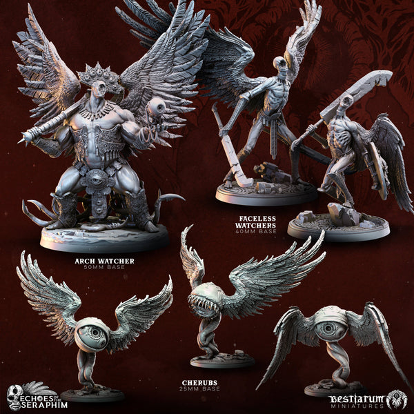 Grimdark Angels | Bestiarum | Wargaming DnD Miniatures