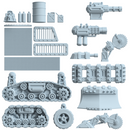 1:64 Scale Post-Apocalyptic Car Kitbashing Tabletop Bits - Only-Games