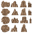 Demonic Temple Basing Bits Pack - 32mm Tabletop Scenery - Only-Games