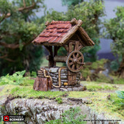 Rustic Well - The Well - Hagglethorn Hollow - Printable Scenery Wargaming D&D DnD Wishing Well - Only-Games