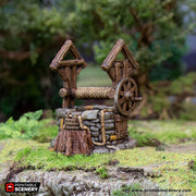 Rustic Well - The Well - Hagglethorn Hollow - Printable Scenery Wargaming D&D DnD Wishing Well - Only-Games