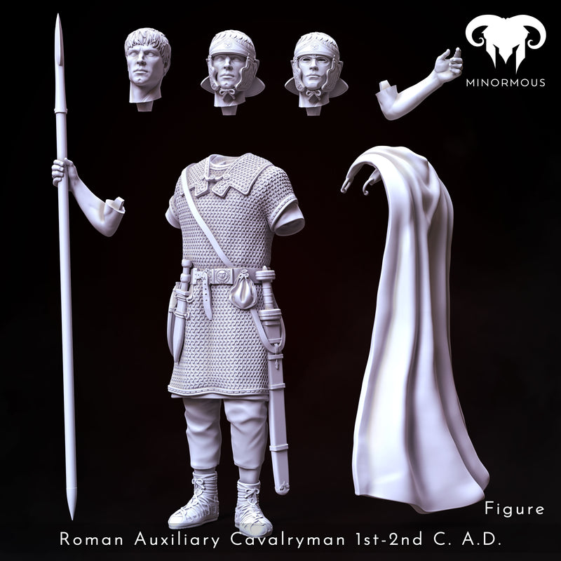 Figure - Roman Auxiliary Cavalryman 1st-2nd C. A.D. Auxilia Equestrians!