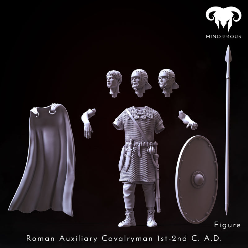 Figure - Roman Auxiliary Cavalryman 1st-2nd C. A.D. Horsemen of Antiquity!