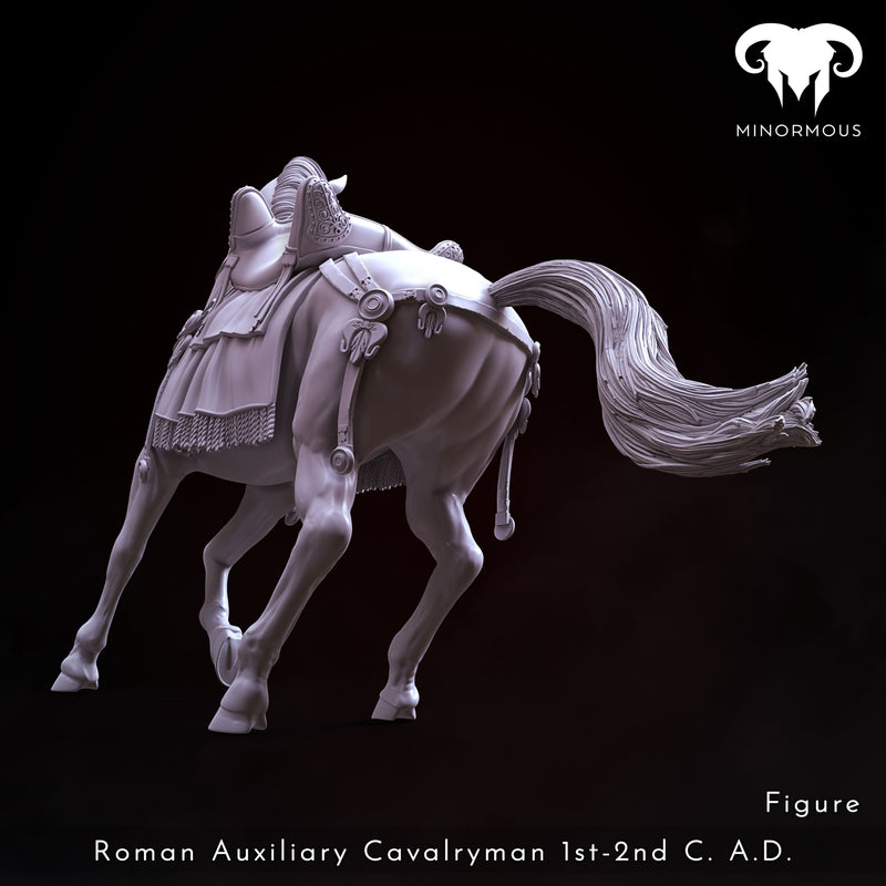 Figure & Horse - Roman Auxiliary Cavalryman 1st-2nd C. A.D. Riding with Rome!