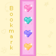 Heart Bookmark - Only-Games