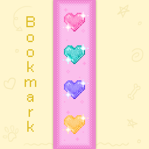 Heart Bookmark - Only-Games