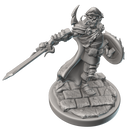 Hobgoblin Captain with splintmail armor, longsword and shield - compatible with D&D/Pathfinder! - Only-Games