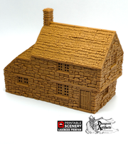 Hollyhock Cottage - King and Country - Printable Scenery Terrain Wargaming D&D DnD 10mm 15mm 20mm 25mm 28mm 32mm 40mm 54mm Painted options - Only-Games