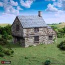Hollyhock Cottage - King and Country - Printable Scenery Terrain Wargaming D&D DnD 10mm 15mm 20mm 25mm 28mm 32mm 40mm 54mm Painted options