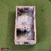 Hollyhock Cottage - King and Country - Printable Scenery Terrain Wargaming D&D DnD 10mm 15mm 20mm 25mm 28mm 32mm 40mm 54mm Painted options - Only-Games