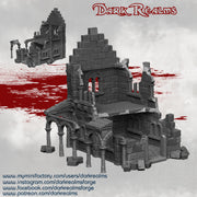 Stone City House 2 Ruins - Arkenfel - Dark Realms Terrain Wargaming D&D DnD - Only-Games