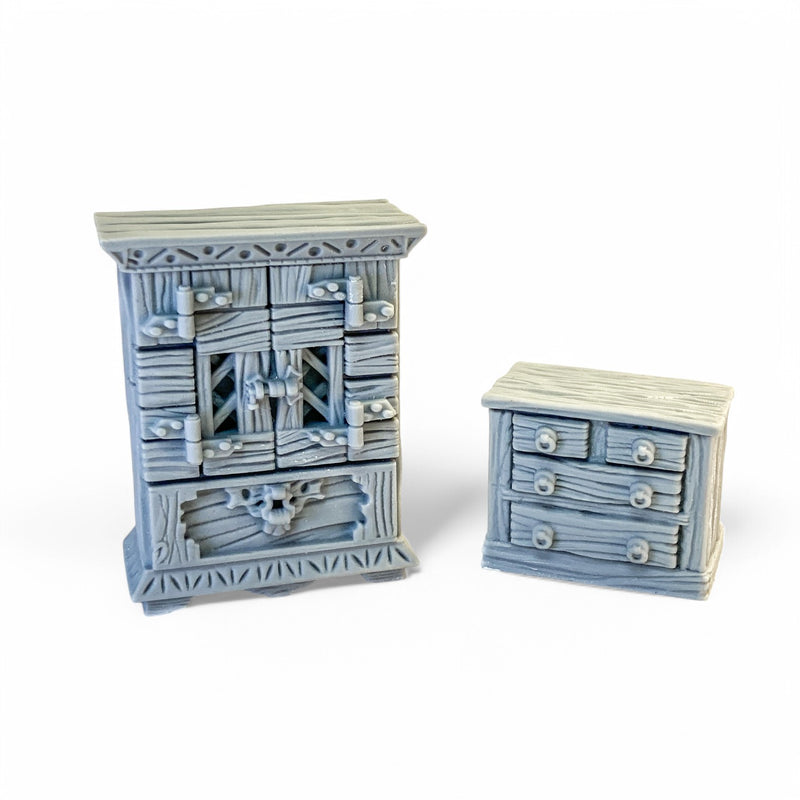 Wardrobe and chest of drawers - Only-Games