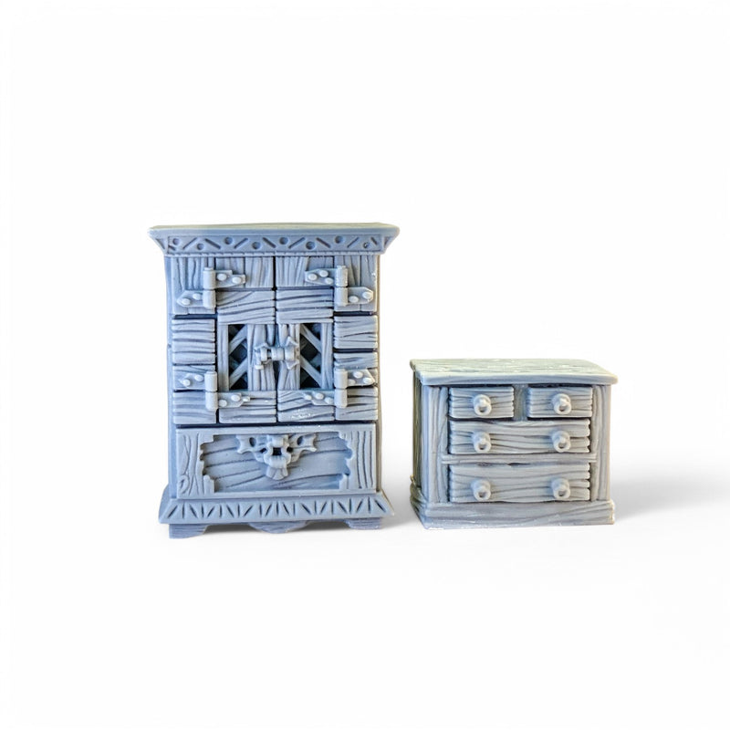 Wardrobe and chest of drawers - Only-Games