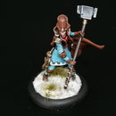 Human Female Cleric (32mm scale miniature)