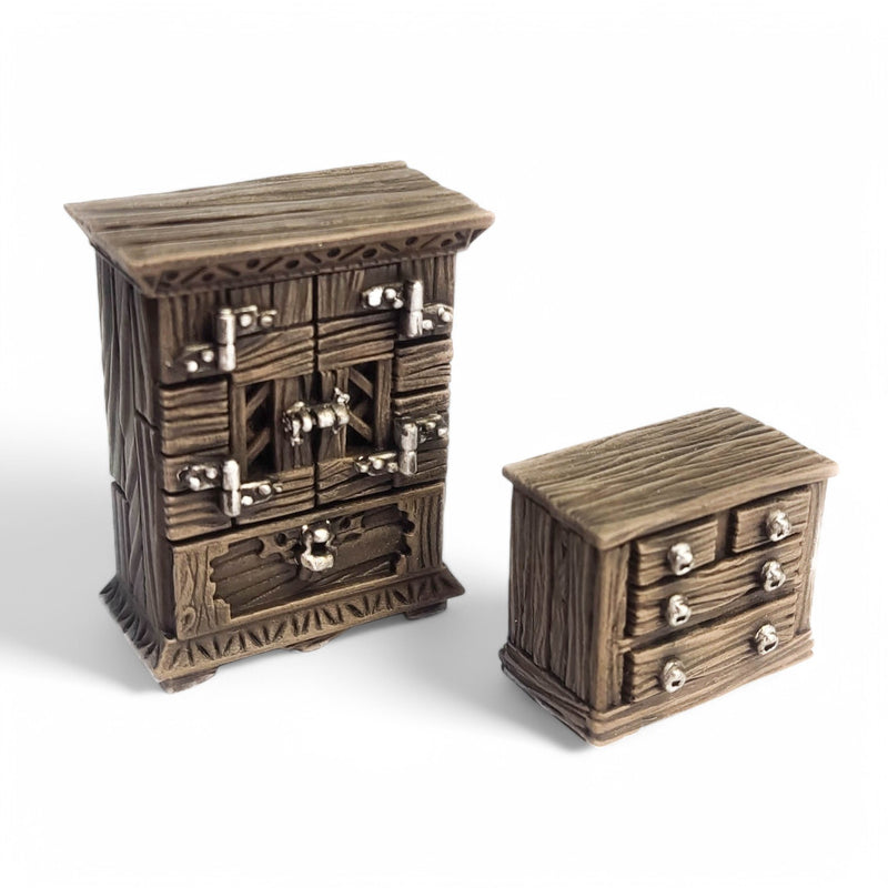 Wardrobe and chest of drawers - Only-Games