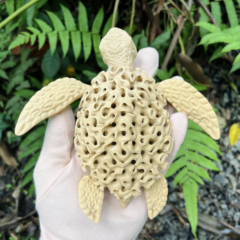 FLEXI CORAL TURTLE – Poseable Standing Turtle