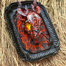 DRAGON SKULL FRAMED DECOR