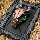 DRAGON SKULL FRAMED DECOR