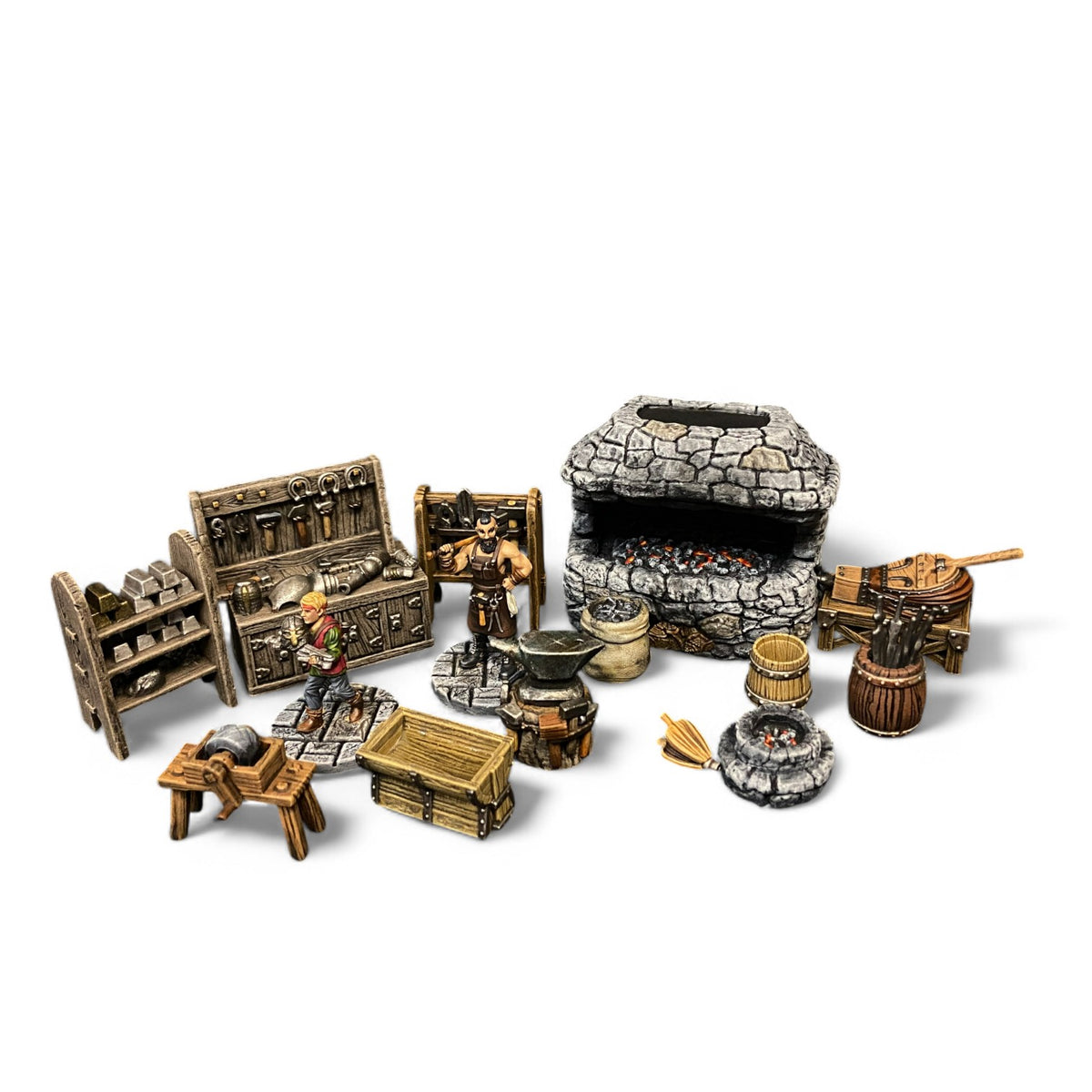 Medieval Blacksmith - Tiny Furniture - Miniatures by Only-Games.co