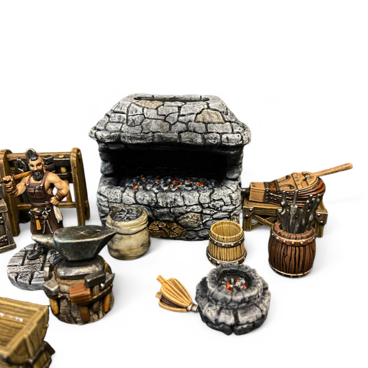 Medieval Blacksmith - Tiny Furniture - Miniatures by Only-Games.co