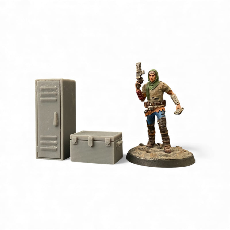 Metal chest and locker - Only-Games