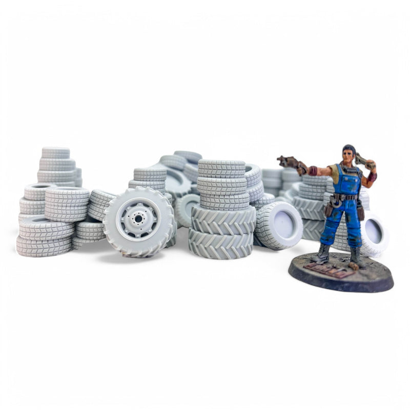 Tire barricades - Only-Games