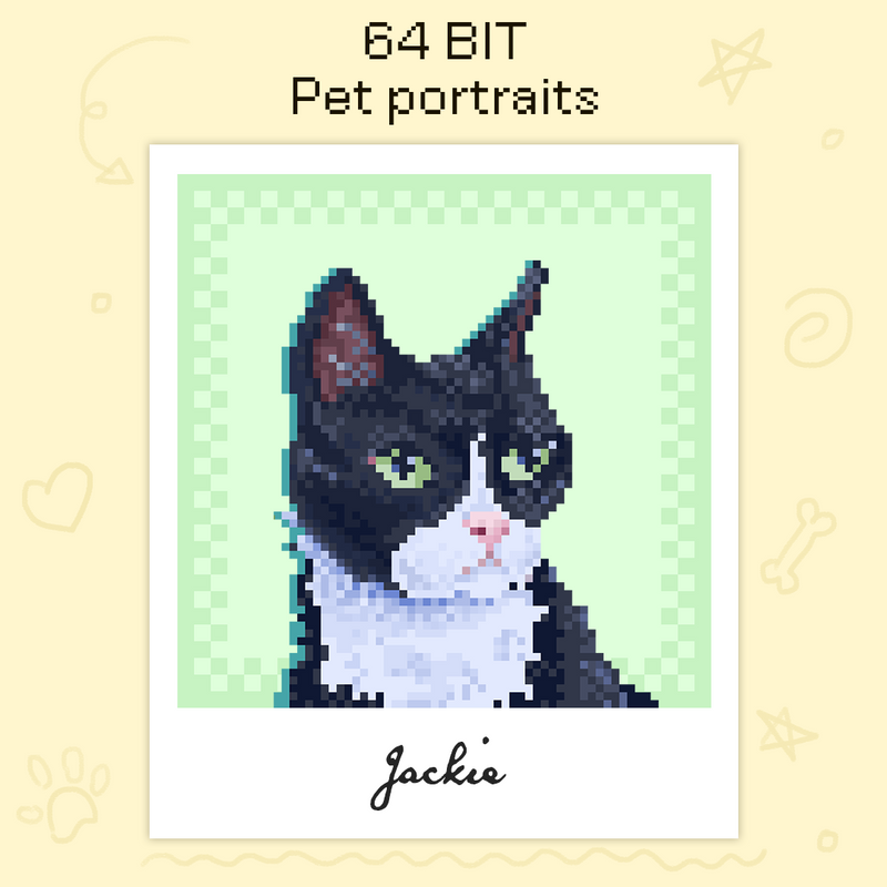 64 BIT Pet Portraits - Only-Games