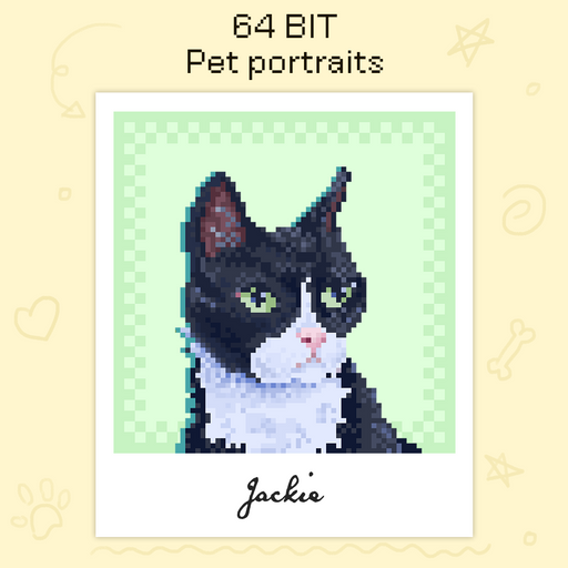 64 BIT Pet Portraits - Only-Games